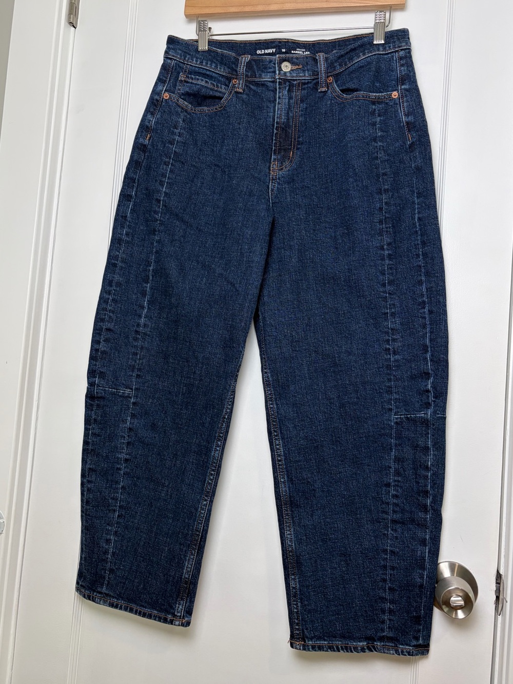 Old Navy High waist Baggy Barrel Leg Jeans 10 Denim